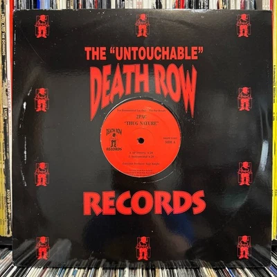 2PAC - THUG NATURE (12")  2000!!  RARE!!  TUPAC + QD III / MICHAEL JACKSON HUMAN - Image 1 of 2