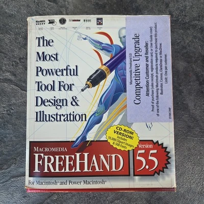 Macromedia Freehand For Macintosh 5.5, CD-ROM - Image 1 of 4