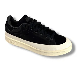 Adidas Original Damen Stan Smith Schwarz Tennisschuhe Turnschuhe Größe 6 FW5168 Neu ohne Karton - Bild 1 von 9