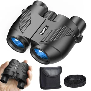 Binoculares compactos 12x25 para adultos y niños - HD con visión clara con poca luz... - Imagen 1 de 7