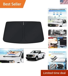 UV Ray Blocking Windshield Shade for Ford Super Crew & Regular Cabs - Imagen 1 de 9