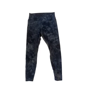 Damen 12 Lululemon Wunder Zug enge hoch geschnittene Leggings Hose Rautenmuster - Bild 1 von 8