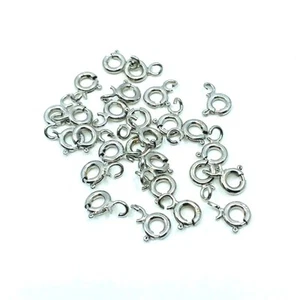 18k white gold spring ring clasp (5.16mm) by filva (italy) - Picture 1 of 5