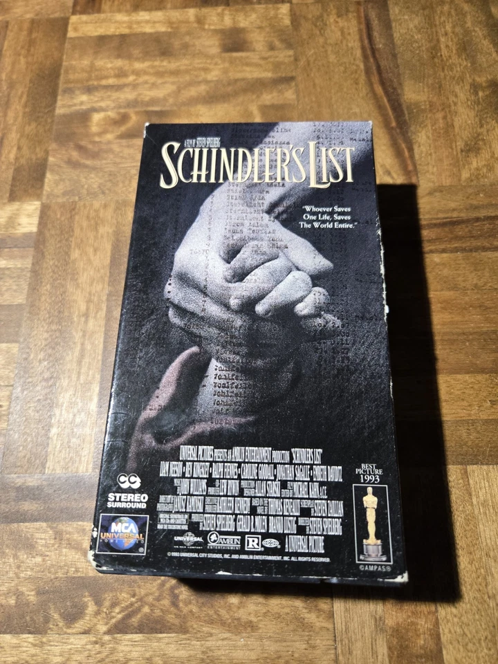 SCHINDLER'S LIST VHS 1993 - Image 1 of 3