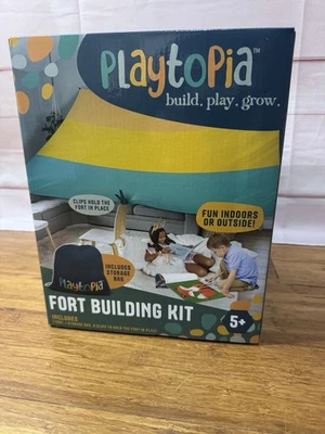 Playtopia Fort Building Tent Kit: Kids Play Tent for Indoor/Outdoor imagination - Image 1 of 4