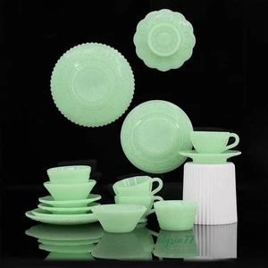 1Set 1:12 Scale Dollhouse Accessory Miniature Cups Plates Kitchen Tableware Set - Picture 1 of 21