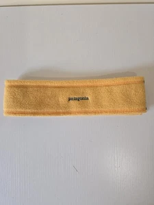 Patagonia Fleece Headband Yellow Ski Snowboard  - Picture 1 of 7