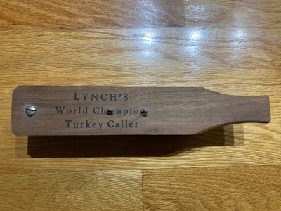 1958 Lynch's Campeón del Mundo Turquía Llamado Modelo 102 Caja Llamada - Libertad, Miss. Foto 1 de 4