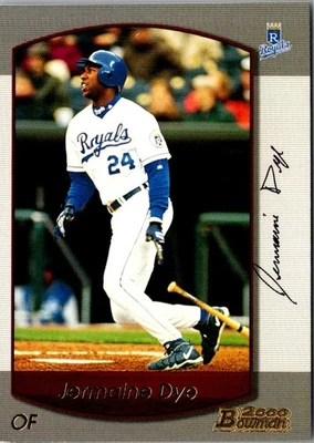2000 Bowman Jermaine Dye #7 Kansas City Royals Baseball Card - Image 1 of 2