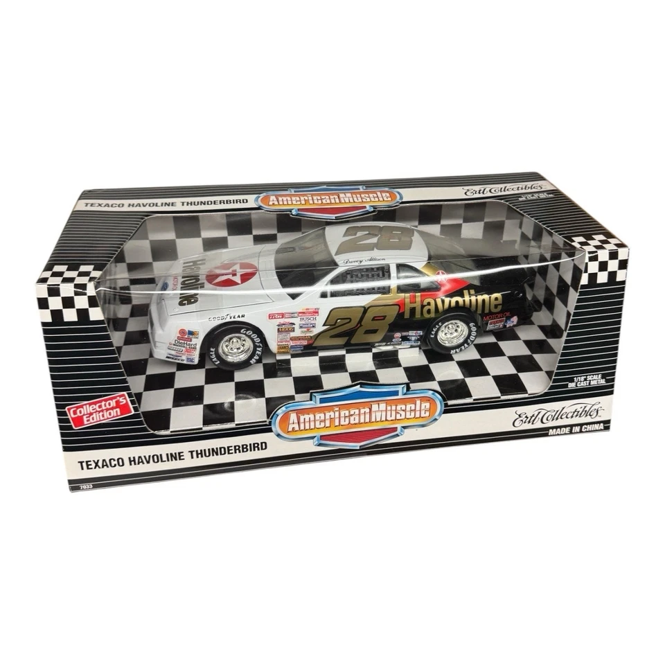 Davey Allison Havoline Thunderbird 1/18 Ertl American Muscle 1989 - Image 1 of 4