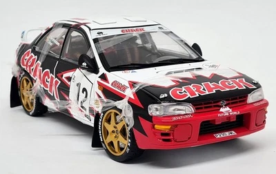 Sunstar 1/18 Subaru Impreza 555 Belgian Ypres Westhoek Rally 1998 Model Car - Image 1 of 4
