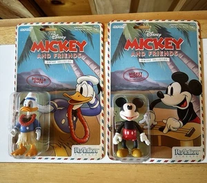 Disney Mickey And Donald Duck Super7 Vintage Collection Figure Set 2 Lot NIP - Picture 1 of 4