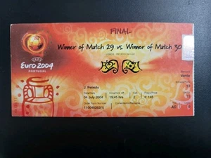 Final Ticket UEFA Euro 2004 Portugal v Greece - Picture 1 of 7