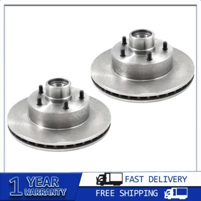 Conjunto de rotor y buje de freno de disco delantero 2 piezas para Chevrolet Camaro 1970-1972 Foto 1 de 3