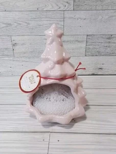 Esponja Rosa Claro Árbol de Navidad Vacaciones Navidad Nuevo con Etiquetas 6"  - Imagen 1 de 5