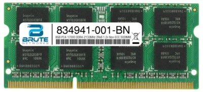 834941-001 - HP Compatible 8GB PC4-17000 DDR4-2133MHz 2Rx8 1.2v Non-ECC SODIMM - Image 1 of 3