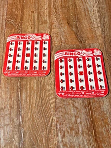 Lizenznummer Travel Bingo.  Vintage.  Zwei Karten. - Bild 1 von 2