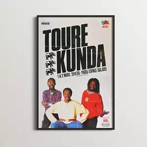 Authentique Rétro Poster - Toure Kunda - Espace Balard - 1985 - Imagen 1 de 3