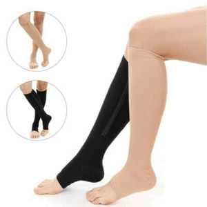 Medias DE Compresion Para Varices Alivia el Dolor de las Piernas Tobillos Pies - Picture 1 of 16