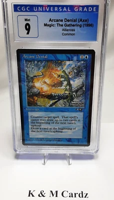 MTG - Alliances - Arcane Denial - Graded - CGC 9.0 - Vintage - Image 1 of 4