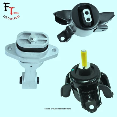 SE ADAPTA A: KIA RIO 2012-2017 (1,6 L, L4) -- JUEGO DE 3 SOPORTES DE MOTOR Y TRANSMISIÓN. Foto 1 de 4