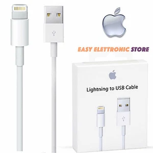 Lotto X 20 CAVI DATI USB Apple IPHONE 5 6 6S Plus 7,8 RICARICA stock con box - Foto 1 di 1