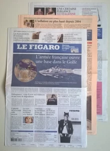 LE FIGARO N°19 738 du 16/01/2008 - L'Armée française ouvre une base à Abu Dhabi - Picture 1 of 11