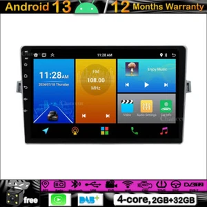 9"Android 13 Autoradio Carplay GPS SAT Navi DAB WIFI For Toyota Verso 2009-2018 - Bild 1 von 12