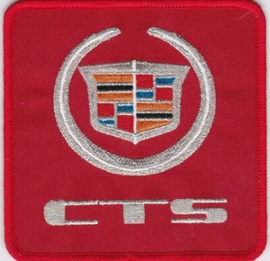 CUSTOM RED SILVER EMBROIDERED 4x4 CLASSIC CAR PATCH UPHOLSTERY LOGO EMBLEM BADGE - Picture 1 of 1