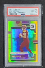 2022 Panini Donruss PRESS PROOF PREMIUM GOLD SAM HOWELL COMMANDERS #305 PSA 10
