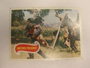 🦍 Tarjeta coleccionable 1967 Topps El planeta de los simios #10 ¡Otro prisionero! Vintage 🛸 - Imagen 1 de 2