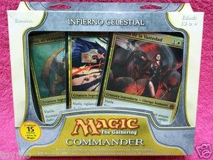 SPANISH Magic MTG 2011 Commander C11 Sealed Heavenly Inferno Deck The Gathering 