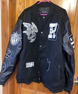 REASON WINGS VARSITY JACKET Mens 2xLarge Size XXL New Tags - Picture 1 of 22