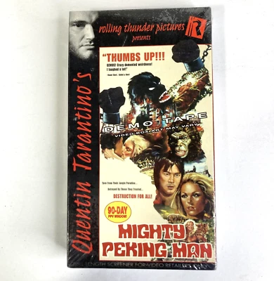 The Mighty Peking Man VHS 1977 Quentin Tarantino Sealed Demo Promo Screener Tape - Image 1 of 4