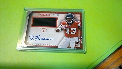 Devonta Freeman 2014 Panini Rookies and Stars Football Autographed RC  67/99  - Image 1 of 4