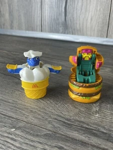 McDonalds 1987 Changeables Happy Meal transformer toys Big Mac ice Cream Cone - Imagen 1 de 4