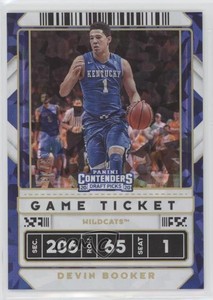 2020 Panini Contenders Draft Picks Game Ticket Gold Cracked Ice /23 Devin Booker