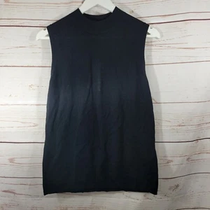 Boss Hugo Boss Women's Foebe Black Sleeveless Wool Sweater Size Large NWT - Picture 1 of 6