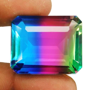 Top Quality 93.30 Ct Natural Bi color Tourmaline Loose Gemstone From Afghanistan - Picture 1 of 7