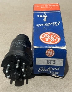 1 TUBO DE VACÍO GE 6F5 ESTADO DESCONOCIDO - Imagen 1 de 3