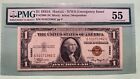 1935 A $1. Hawaii Emergency Silver Certificate Note Fr- 2300 Pmg Au 55