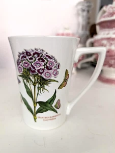 Botanic Garden PORTMEIRION Sweet William Floral & Butterfly Tall Coffee Cup - Picture 1 of 4