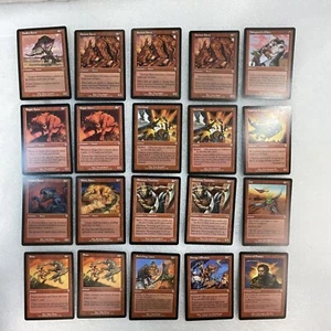 MTG Magic The Gathering 20 Card Lot Red Mana Tundra Kavu Zap StunSlimy Kavu - Picture 1 of 14