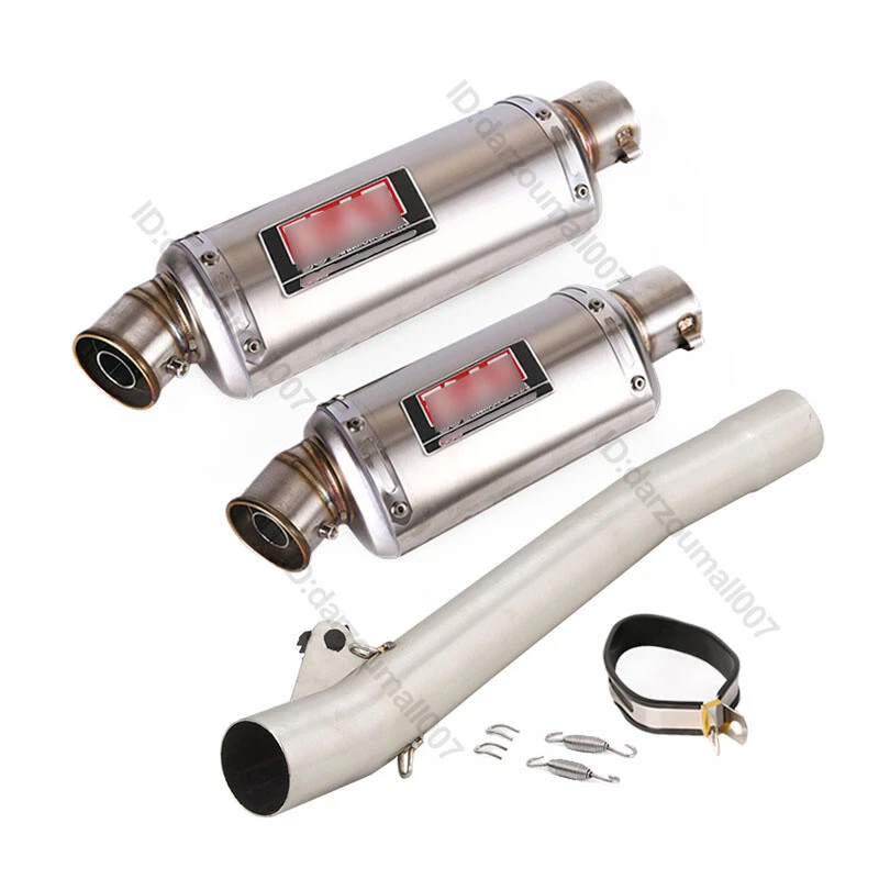 For Suzuki GSF 600 1200 Bandit 1995-2006 Slip On Exhaust System Muffler Mid Pipe - Image 1 of 4