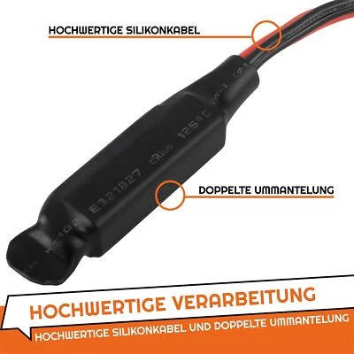 NEU LastWiderstand Leistungswiderstand X2 Mini LED Blinker Blinklicht 10W 17Ohm - Bild 1 von 4