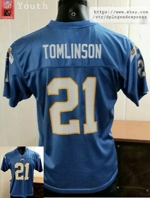 CARGADORES San Diego TOMLINSON # 21 REEBOK JUGADORES CAMISETA JUVENIL XL 18/20 Foto 1 de 4