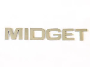 UK Made MG Midget Concours Quality Chrome Sill Letter Set, 18G8761 - Picture 1 of 2