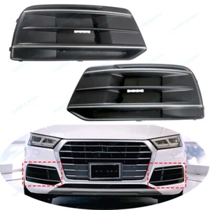 Front Bumper Side Grille Baffle Bezel Cover Trim l Fit For Audi Q5 2018-2019,L&R - Picture 1 of 12
