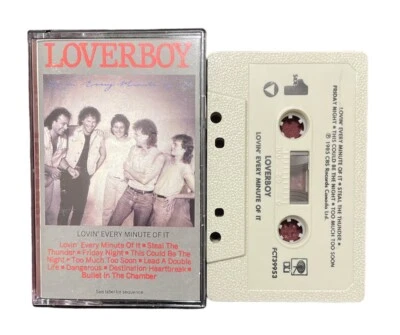 Loverboy Lovin' Every Minute of It Cassette, Aug-1985, Columbia Records Tested - Image 1 of 2