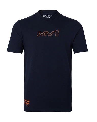 Red Bull Racing F1 Max Verstappen Driver T-Shirt - Night Sky Cover